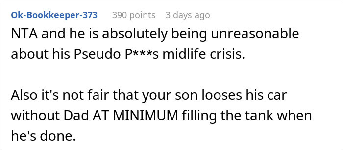 Husband Upset Wife Won&rsquo;t Give Him Her Car Despite Not Letting Her Drive His Beloved Truck