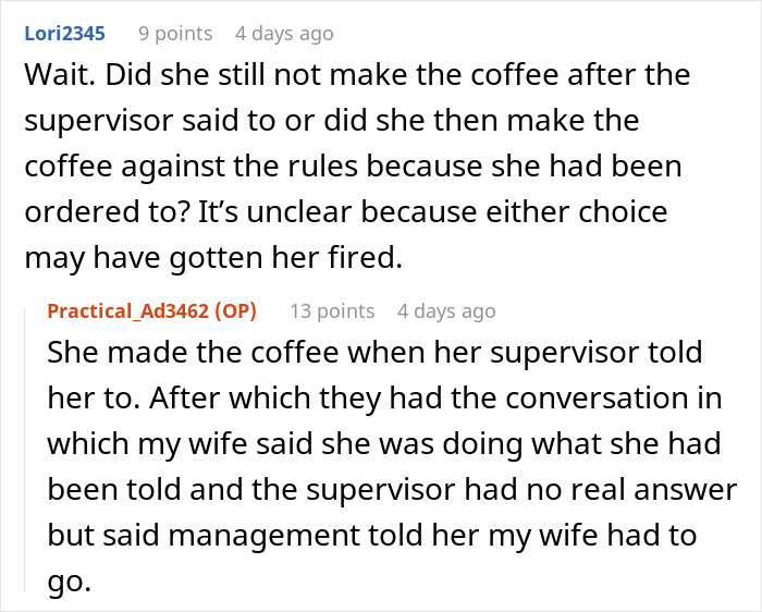 &ldquo;Fire Me, Lol&rdquo;: Woman Won't Make Coffee For Male Colleagues, Gets Fired, Cues Malicious Compliance