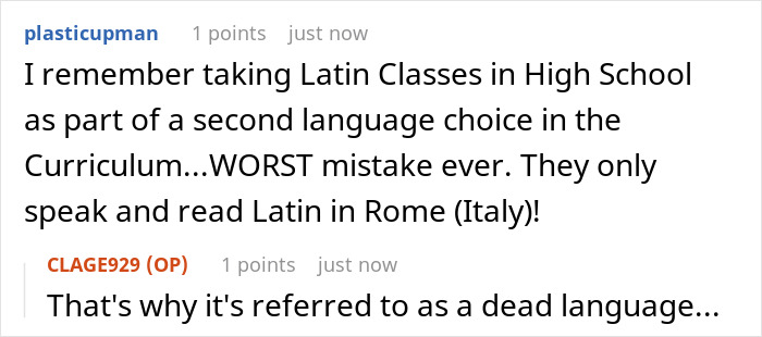"Written In Either German Or Latin": Exchange Student Maliciously Complies