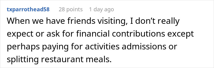 Woman Shocked To Get A List Of Everything She Owes Her Friend After Visiting