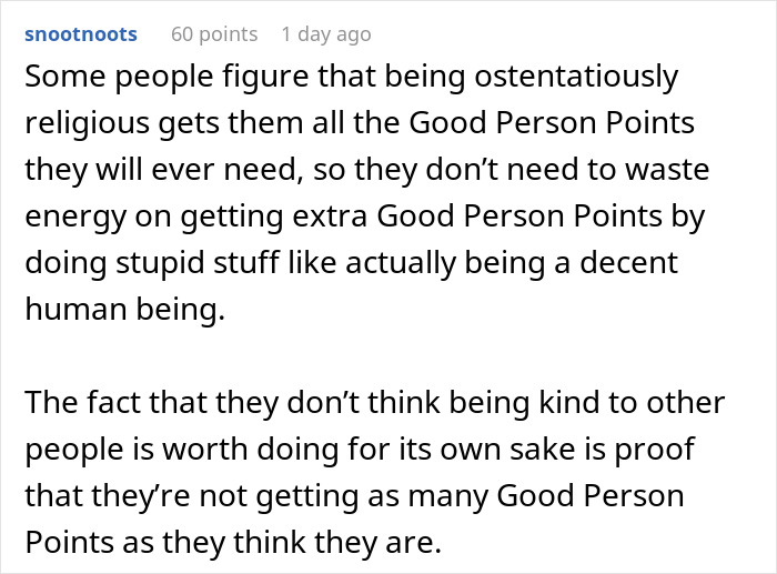 ‘Religious’ Workplace Reveals Its True Nature When Boss Won’t Grant A Grieving Woman More Time Off ‘Religious’ Workplace Reveals Its True Nature When Boss Won’t Grant A Grieving Woman More Time Off