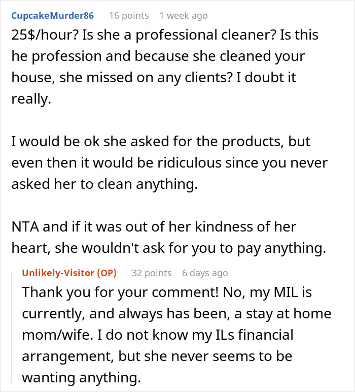 Mother-In-Law Cleans The House While Daughter-In-Law Is In Labor, Demands Payment