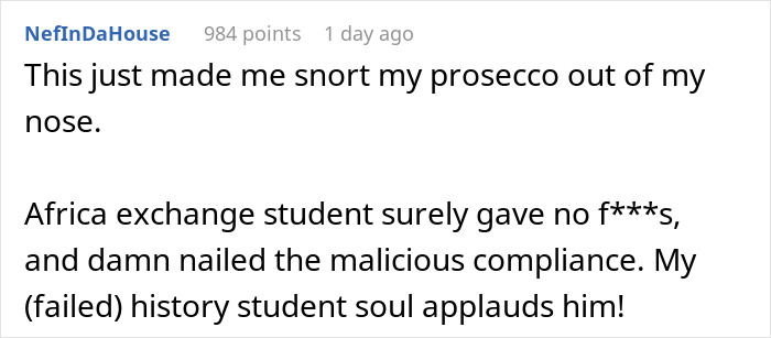 "Written In Either German Or Latin": Exchange Student Maliciously Complies