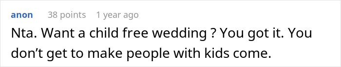Woman Announces She Won't Attend Sister's Childfree Wedding, Fails To See Her Entitlement Woman Announces She Won't Attend Sister's Childfree Wedding, Fails To See Her Entitlement