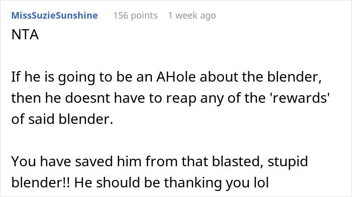 Husband&rsquo;s Nagging Wife Over &ldquo;Stupid Buy&rdquo; Of A Blender Has Her Rethinking The Entire Marriage