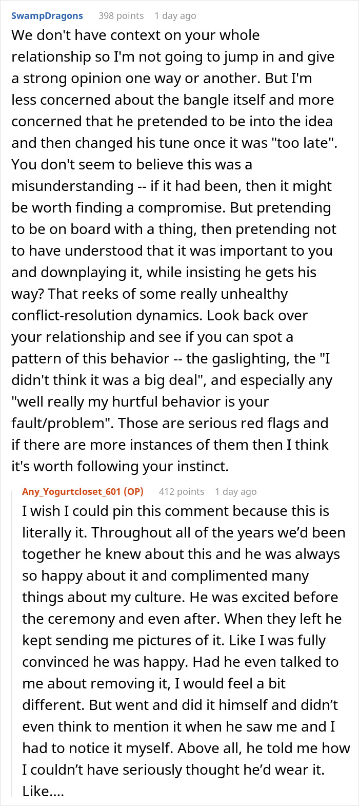 Woman Wants To End Marriage After Learning American Man Feels Embarrassed By Her Culture