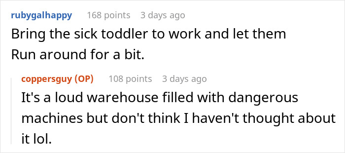 Father Quits His Job After A Write-Up For Taking His Son To The ER