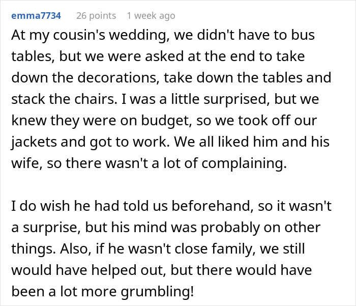 &ldquo;Oh Sorry, I Forgot To Mention&rdquo;: Guests Left Washing Dishes At Reception By Surprise