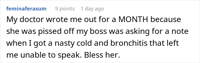 &ldquo;Tale As Old As Capitalism&rdquo;: Ill Woman Maliciously Complies After Boss Demands A Doctor's Note 