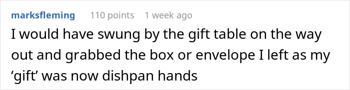 &ldquo;Oh Sorry, I Forgot To Mention&rdquo;: Guests Left Washing Dishes At Reception By Surprise