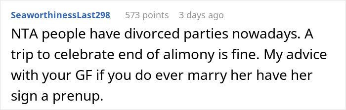 "This Sent My Girlfriend Into A Rage I&rsquo;ve Never Seen Before": Guy Throws "End Of Alimony" Party