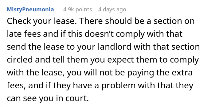 "Got An Eviction Letter For Being 15 Minutes Late Paying My Rent"