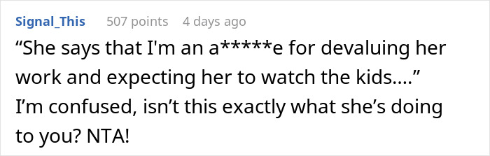 Man Demands Wife Look After The Kids After She Fires Perfectly Good Nanny Over Infidelity Threat
