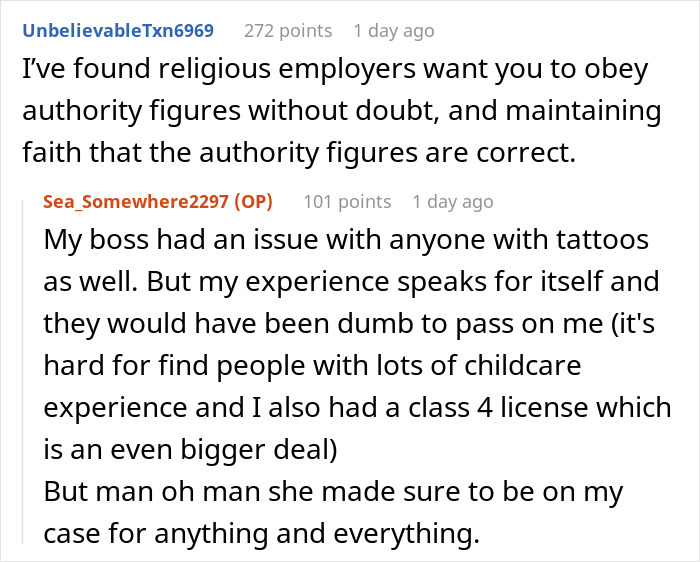 ‘Religious’ Workplace Reveals Its True Nature When Boss Won’t Grant A Grieving Woman More Time Off ‘Religious’ Workplace Reveals Its True Nature When Boss Won’t Grant A Grieving Woman More Time Off