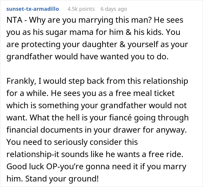 Woman Cancels Engagement After Fiancé Blows Up Over Not Getting Slice Of Inheritance Woman Cancels Engagement After Fiancé Blows Up Over Not Getting Slice Of Inheritance