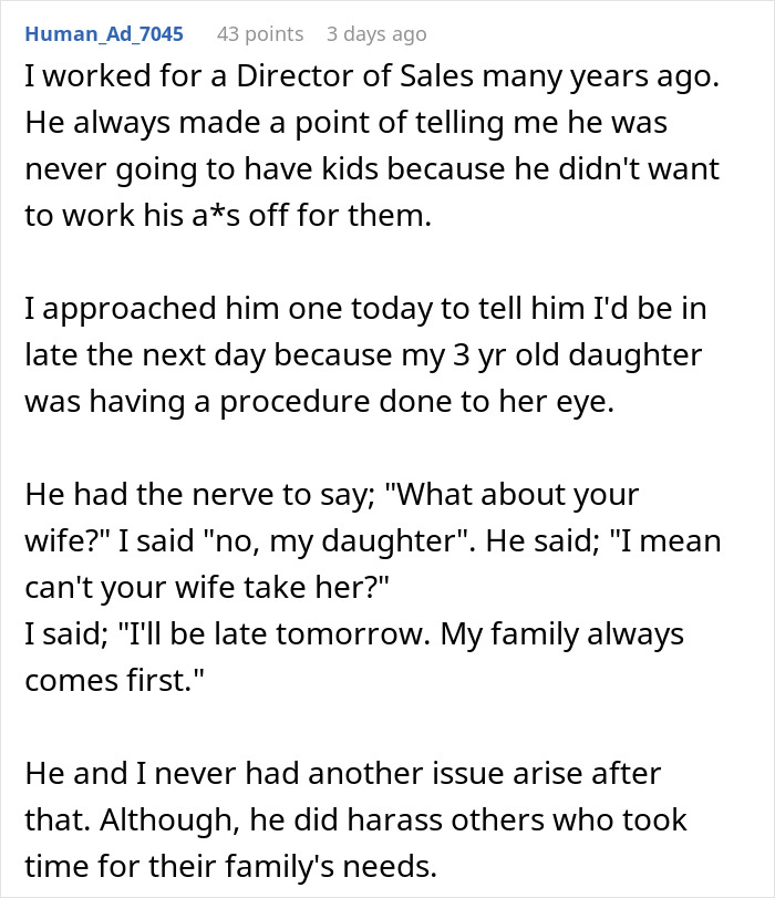 Father Quits His Job After A Write-Up For Taking His Son To The ER