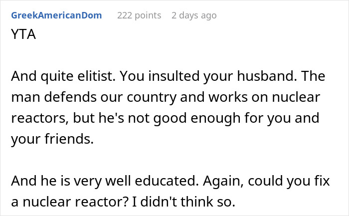 &ldquo;He Works On Nuclear Reactors&rdquo;: Woman Calls Husband Uneducated, Gets Called Out