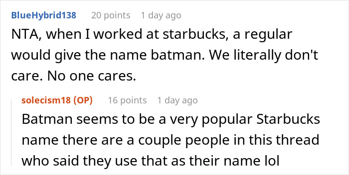 Woman Flips Out When She Finds Out Her BF Uses A Fake Name At Coffee Shops To Feel More Comfortable