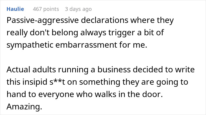 Restaurant Menu Says That There Is A Fee &ldquo;For Adults Unable To Parent&rdquo; And Netizens Are Raging