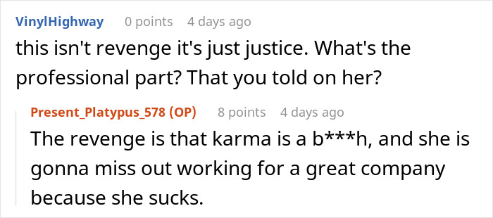 Boss Tries To Cover Up Her Failures By Throwing Employee Under The Bus, She's One Step Ahead Boss Tries To Cover Up Her Failures By Throwing Employee Under The Bus, She's One Step Ahead