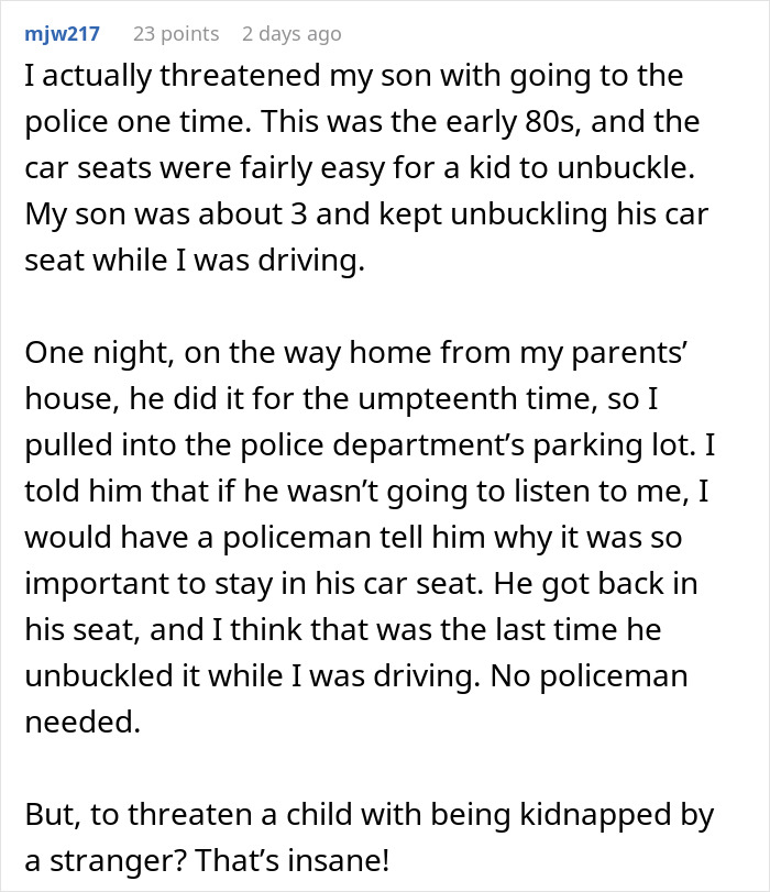 Guy Refuses To Pretend He's Gonna Kidnap A Child, Entitled Mother Furious Guy Refuses To Pretend He's Gonna Kidnap A Child, Entitled Mother Furious