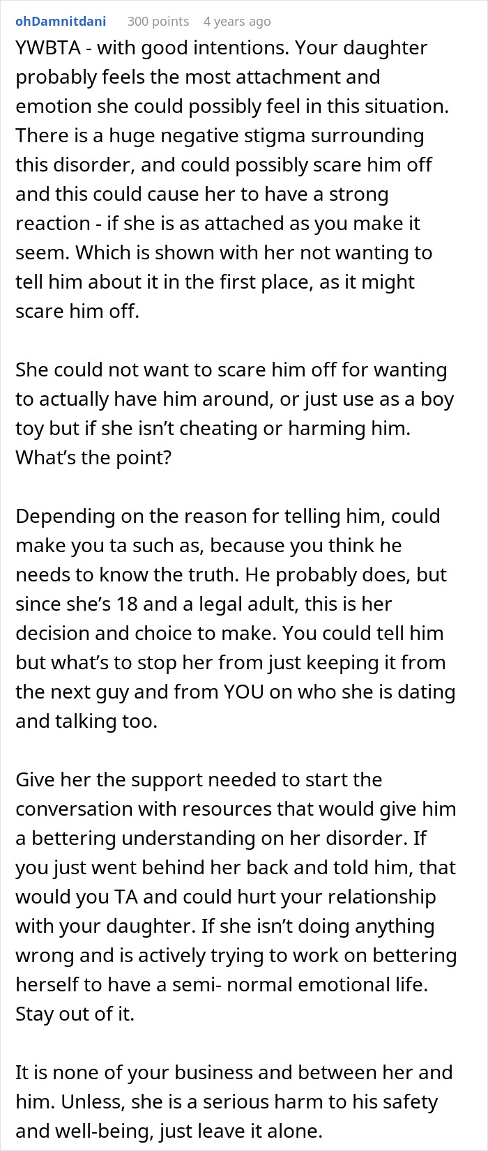 &ldquo;It&rsquo;s His Decision To Make&rdquo;: Dad Wants Daughter&rsquo;s Soon-To-Be Fianc&eacute; To Know Her Dark Secret