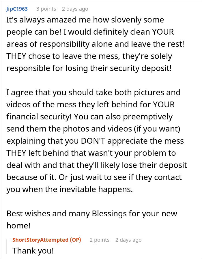 Person Lets Karma Do The Work After Leaving Home Complete Mess For Landlord To Find