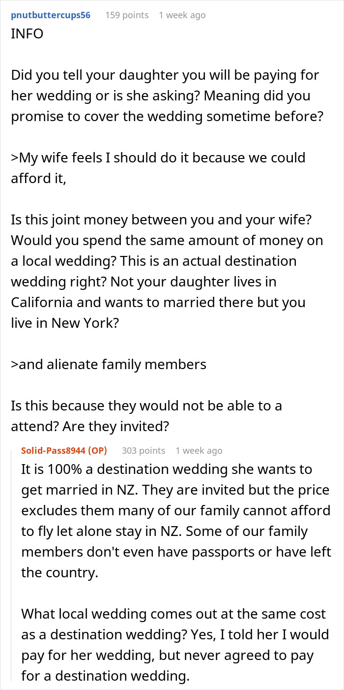 Entitled Bride Causes Drama After Dad Refuses To Fund Her Dream Wedding Of $200K