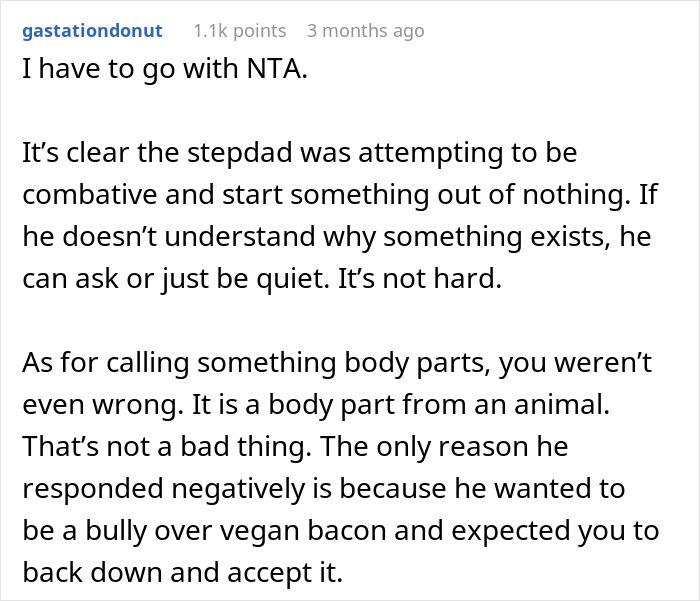 Vegan Bacon Drives Family Apart And Leaves Woman Conflicted Whether She Should Apologize