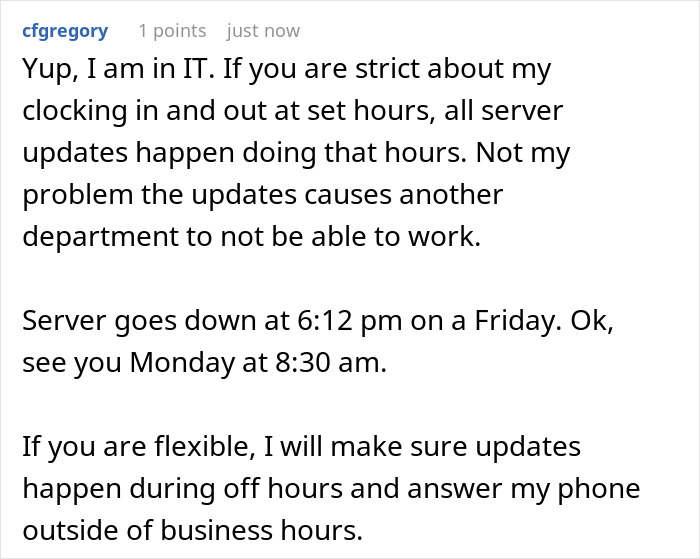Person Sticks To Schedule After Being Reprimanded For Being Late, Company Has To Hire 3 New People