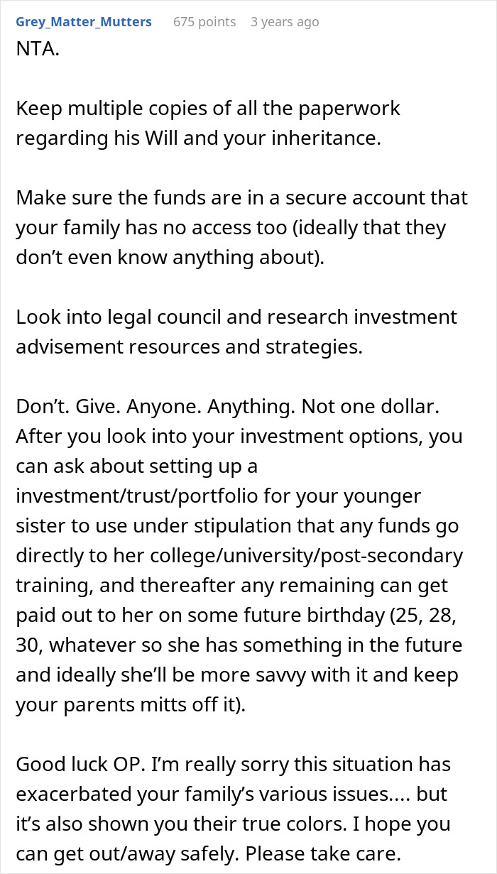 Family Sues This Woman After She Refused To Share The $8M She Inherited