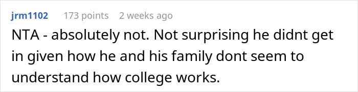 "They Jumped On Me Immediately”: Family Demand Teen Give Up College Spot For Entitled Cousin "They Jumped On Me Immediately”: Family Demand Teen Give Up College Spot For Entitled Cousin