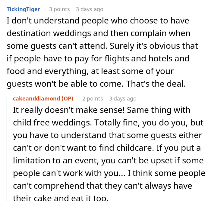 Couple Refuse To Pay $3-4K To Attend Destination Wedding, Bride Goes No-Contact Couple Refuse To Pay $3-4K To Attend Destination Wedding, Bride Goes No-Contact