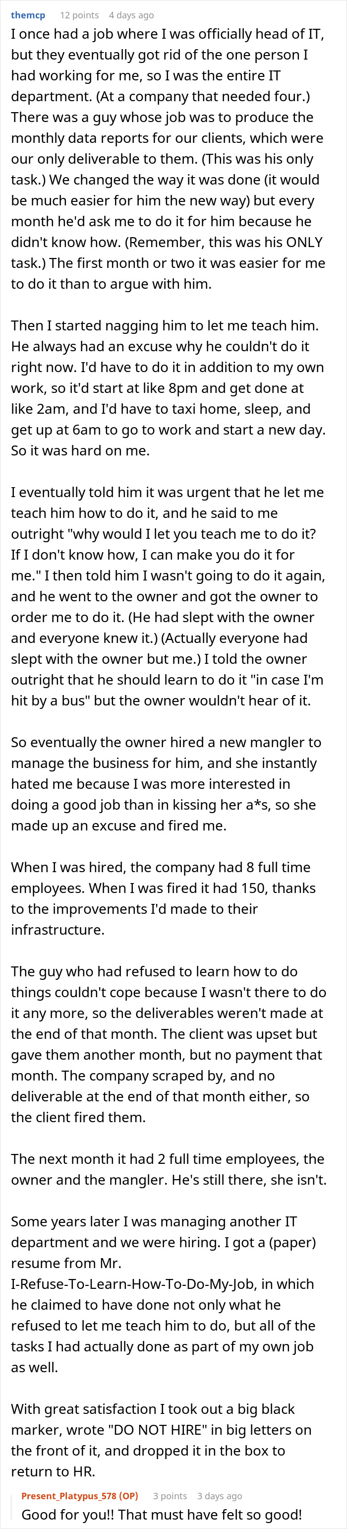 Boss Tries To Cover Up Her Failures By Throwing Employee Under The Bus, She's One Step Ahead Boss Tries To Cover Up Her Failures By Throwing Employee Under The Bus, She's One Step Ahead