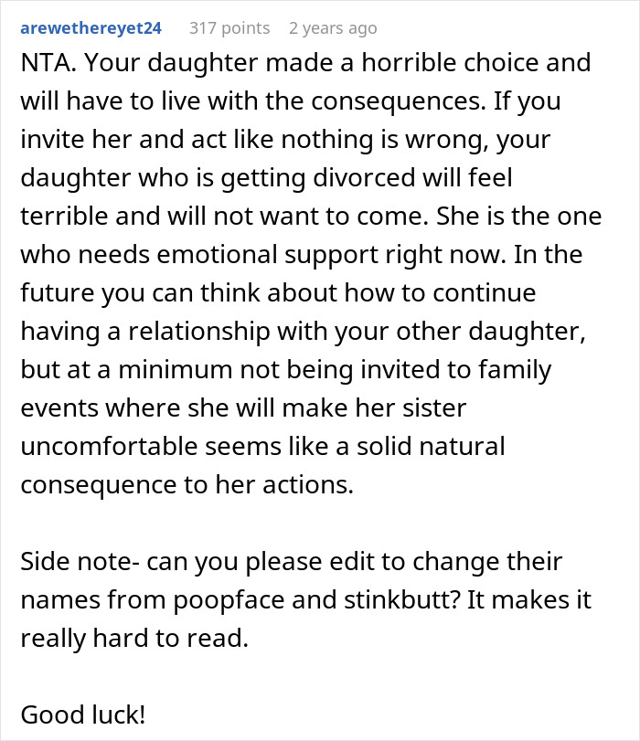 Woman Thinks Mom Is Wrong For Uninviting Her From Christmas Because Of Dating Sister&rsquo;s Husband