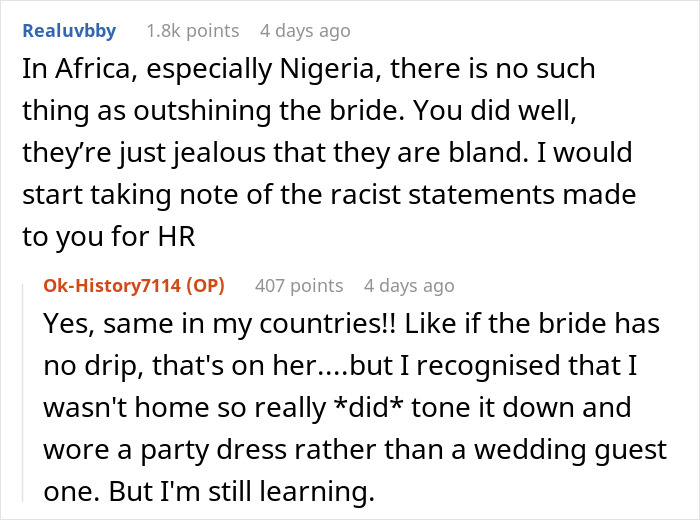 “This Isn’t Africa”: Woman Under Fire For Her ‘Inappropriate’ Wedding Outfit “This Isn’t Africa”: Woman Under Fire For Her ‘Inappropriate’ Wedding Outfit