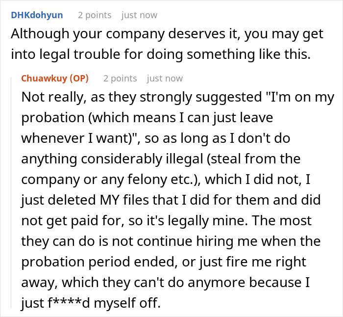 New Employee Gets Paid A Laughable Part Of What’s Agreed, Deletes Their Work And Quits Immediately New Employee Gets Paid A Laughable Part Of What’s Agreed, Deletes Their Work And Quits Immediately