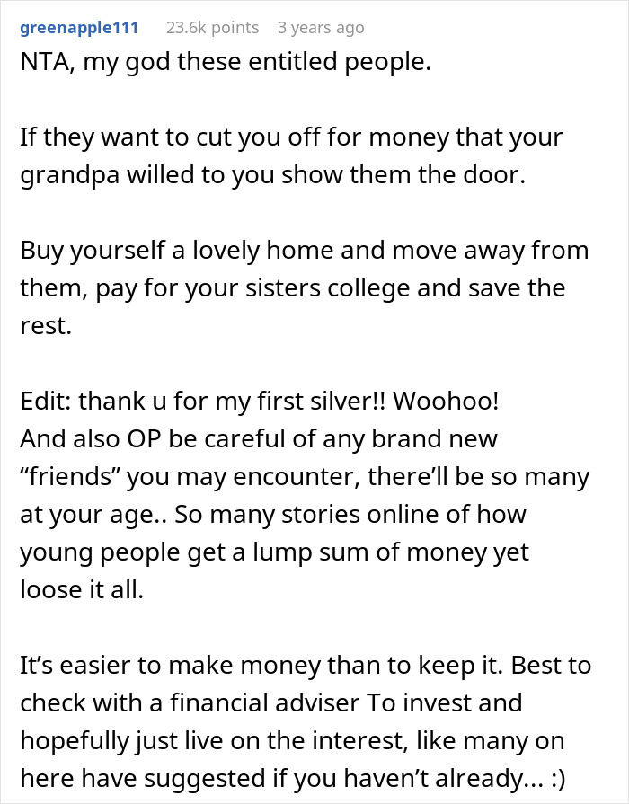 Family Sues This Woman After She Refused To Share The $8M She Inherited