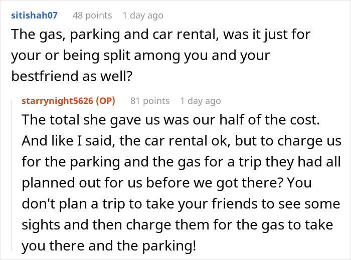 Woman Shocked To Get A List Of Everything She Owes Her Friend After Visiting