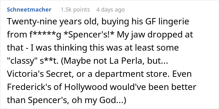 Man &ldquo;Sick To His Stomach&rdquo; After GF Changes Out Of Lingerie To Sleep In Comfy PJ&rsquo;s