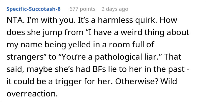 Woman Flips Out When She Finds Out Her BF Uses A Fake Name At Coffee Shops To Feel More Comfortable