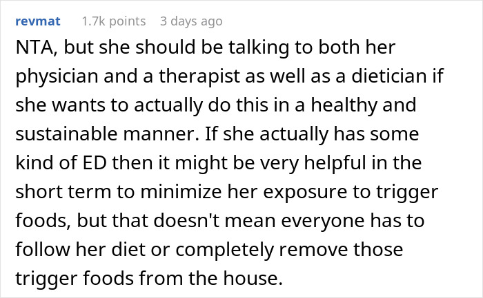 &ldquo;AITA For Telling My Stepdaughter She Needs To Stop Expecting Everyone To Cater To Her Diet?&rdquo;