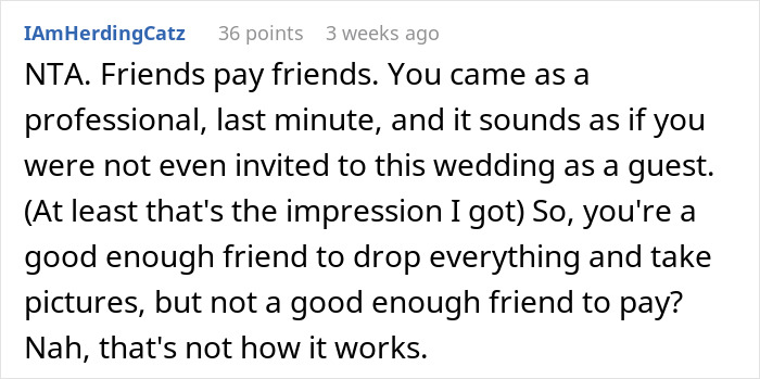 Woman Called A Jerk For Making Sure She'll Get Paid For Her Work By Keeping Pictures Until Then