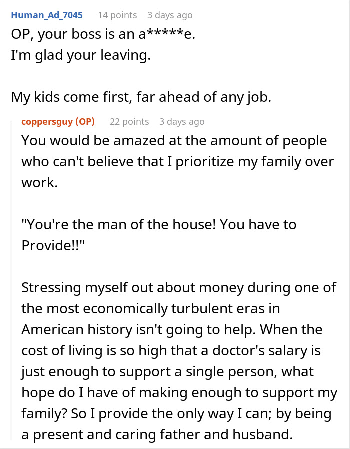 Father Quits His Job After A Write-Up For Taking His Son To The ER