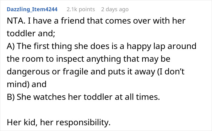 Woman Asks If She&rsquo;s Indeed A Jerk For Not Baby-Proofing Her Place After 2 Y.O. Was Put At Risk