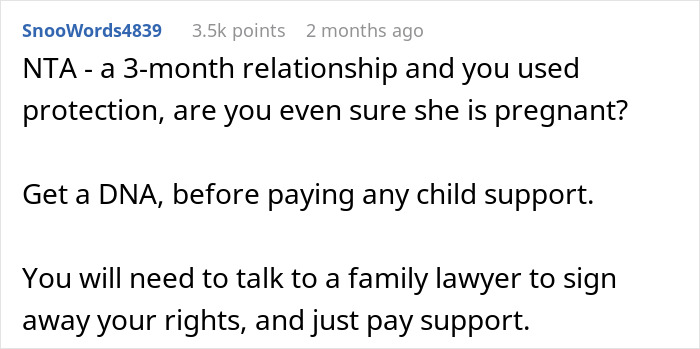 Guy Breaks Up With GF Of 3 Months Because She's Pregnant And He Doesn't Want To Be A Dad