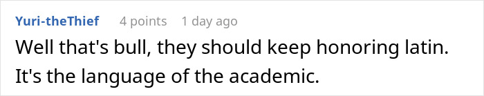 "Written In Either German Or Latin": Exchange Student Maliciously Complies