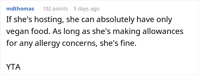 Guy Calls Out Vegan Sister For “Forcing An Entire Family To Adopt Her Choices”, Internet Is Split Guy Calls Out Vegan Sister For “Forcing An Entire Family To Adopt Her Choices”, Internet Is Split