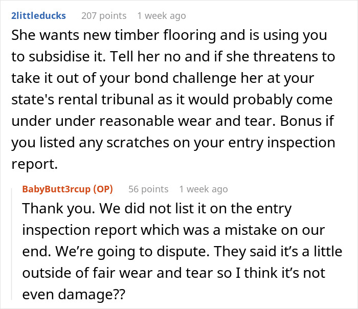 “We Didn’t Agree With Paying $1,000”: Landlord Demands Compensation For A Scratch On The Floor “We Didn’t Agree With Paying $1,000”: Landlord Demands Compensation For A Scratch On The Floor