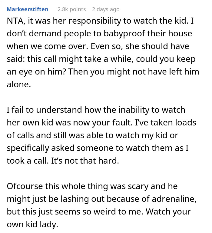 Woman Asks If She&rsquo;s Indeed A Jerk For Not Baby-Proofing Her Place After 2 Y.O. Was Put At Risk